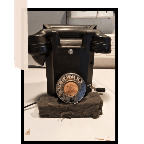 Antique & Retro Telephones - Bakelite wall telephone
