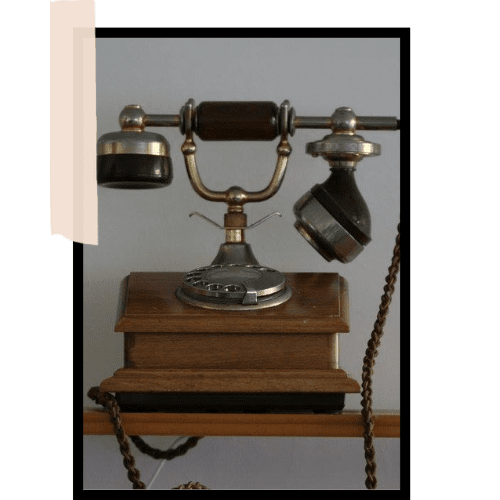 Antique & Retro Telephones - Wood Telecom Decorator